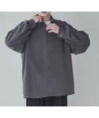 【ウィゴー/WEGO】のトロミBIGシャツ ダークグレー|ID: prp329100004718190 ipo3291000000034629547