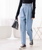 【ウィゴー/WEGO】のウエストフリルマムデニムパンツ デニム淡色|ID: prp329100004718193 ipo3291000000034556766