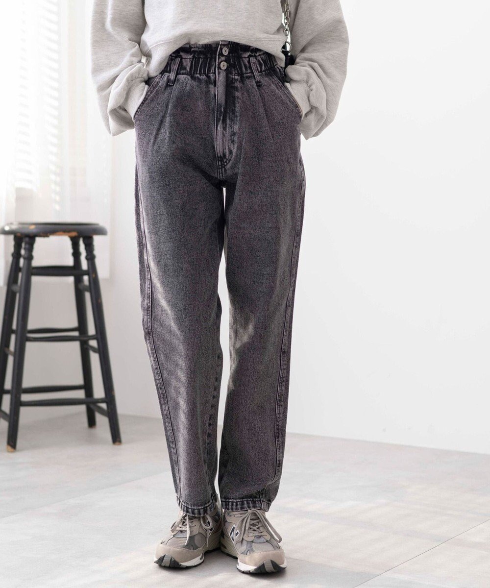 【ウィゴー/WEGO】のウエストフリルマムデニムパンツ インテリア・キッズ・メンズ・レディースファッション・服の通販 founy(ファニー) ファッション Fashion レディースファッション Fashion for Women パンツ Pants & Trousers デニムパンツ・ジーンズ・美脚デニム Denim Jeans & Pants インディゴ Indigo Denim 春 Spring ストレート Straight, Straight Cut スマホ Smartphone, Mobile Device デニム Denim, Jeans Material 定番 Standard, Basic Item ルーズ Loose, Oversized ロング Long, Long-Length ワンポイント One Point, Statement Accent S/S・春夏 SS, Spring/Summer, Warm Season 夏 Summer ブラックその他|ID: prp329100004718193 ipo3291000000034556768