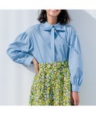 【組曲/KUMIKYOKU】のパフィシャーティング ブラウス 人気、トレンドファッション・服の通販 founy(ファニー) ファッション Fashion レディースファッション Fashion for Women トップス・カットソー Cut & Sew Tops シャツ・ブラウス・オフィスカジュアル Elegant Blouses & Button-Ups 春 Spring シンプル Simple, Minimal スリーブ Sleeve, Long Sleeve / Short Sleeve バランス Balance, Style Balance フォルム Silhouette, Form S/S・春夏 SS, Spring/Summer, Warm Season 夏 Summer thumbnail サックスブルー系|ID: prp329100004718194 ipo3291000000034287447