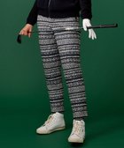 【23区 ゴルフ/NIJYUSANKU GOLF】の【WOMEN】ノルディック柄 キルトパンツ ネイビー系5|ID: prp329100004718201 ipo3291000000035540397