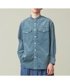 【ジェイプレスヨークストリート/J.PRESS YORK STREET】の【UNISEX】シャツコール バンドカラーシャツ 人気、トレンドファッション・服の通販 founy(ファニー) ファッション Fashion レディースファッション Fashion for Women トップス・カットソー Cut & Sew Tops シャツ・ブラウス・オフィスカジュアル Elegant Blouses & Button-Ups ユニセックス Unisex, Genderless インナー Innerwear ショルダー Shoulder, Shoulder Strap ドロップ Drop Shoulder, Dropped Style ボトム Bottoms, Lower Wear 定番 Standard, Basic Item A/W・秋冬 Autumn/Winter thumbnail ブルー系|ID: prp329100004718202 ipo3291000000034188232