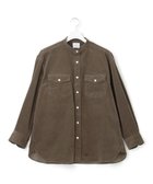 【ジェイプレスヨークストリート/J.PRESS YORK STREET】の【UNISEX】シャツコール バンドカラーシャツ 人気、トレンドファッション・服の通販 founy(ファニー) ファッション Fashion レディースファッション Fashion for Women トップス・カットソー Cut & Sew Tops シャツ・ブラウス・オフィスカジュアル Elegant Blouses & Button-Ups ユニセックス Unisex, Genderless インナー Innerwear ショルダー Shoulder, Shoulder Strap ドロップ Drop Shoulder, Dropped Style ボトム Bottoms, Lower Wear 定番 Standard, Basic Item A/W・秋冬 Autumn/Winter thumbnail カーキ系|ID: prp329100004718202 ipo3291000000034188235