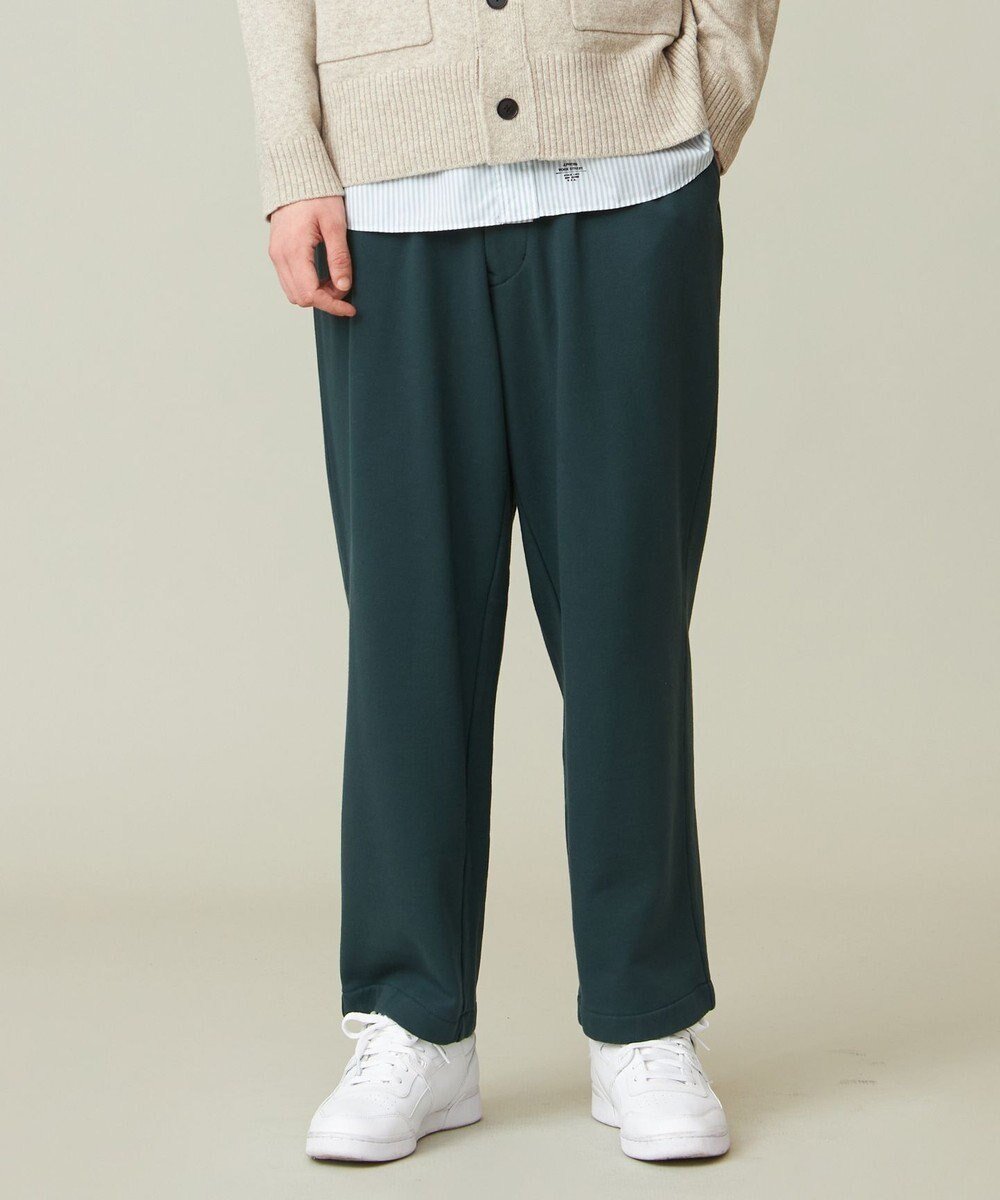 【ジェイプレスヨークストリート/J.PRESS YORK STREET】の【UNISEX】ワイドスウェットパンツ インテリア・キッズ・メンズ・レディースファッション・服の通販 founy(ファニー) 　ファッション　Fashion　レディースファッション　Fashion for Women　パンツ　Pants & Trousers　カットソー　Cut and Sewn Top　ジャケット　Jacket, Outerwear　スウェット / スエット　Sweatshirt, Sweatwear　ドローストリング　Drawstring, Pull Cord　定番　Standard, Basic Item　バランス　Balance, Style Balance　ユニセックス　Unisex, Genderless　ワイド　Wide, Wide Fit　A/W・秋冬　Autumn/Winter　グリーン系|ID: prp329100004718208 ipo3291000000034092457