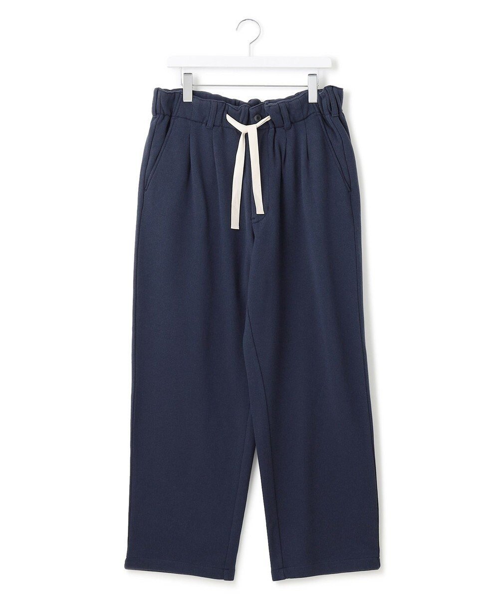 【ジェイプレスヨークストリート/J.PRESS YORK STREET】の【UNISEX】ワイドスウェットパンツ インテリア・キッズ・メンズ・レディースファッション・服の通販 founy(ファニー) 　ファッション　Fashion　レディースファッション　Fashion for Women　パンツ　Pants & Trousers　カットソー　Cut and Sewn Top　ジャケット　Jacket, Outerwear　スウェット / スエット　Sweatshirt, Sweatwear　ドローストリング　Drawstring, Pull Cord　定番　Standard, Basic Item　バランス　Balance, Style Balance　ユニセックス　Unisex, Genderless　ワイド　Wide, Wide Fit　A/W・秋冬　Autumn/Winter　ネイビー系|ID: prp329100004718208 ipo3291000000034092458