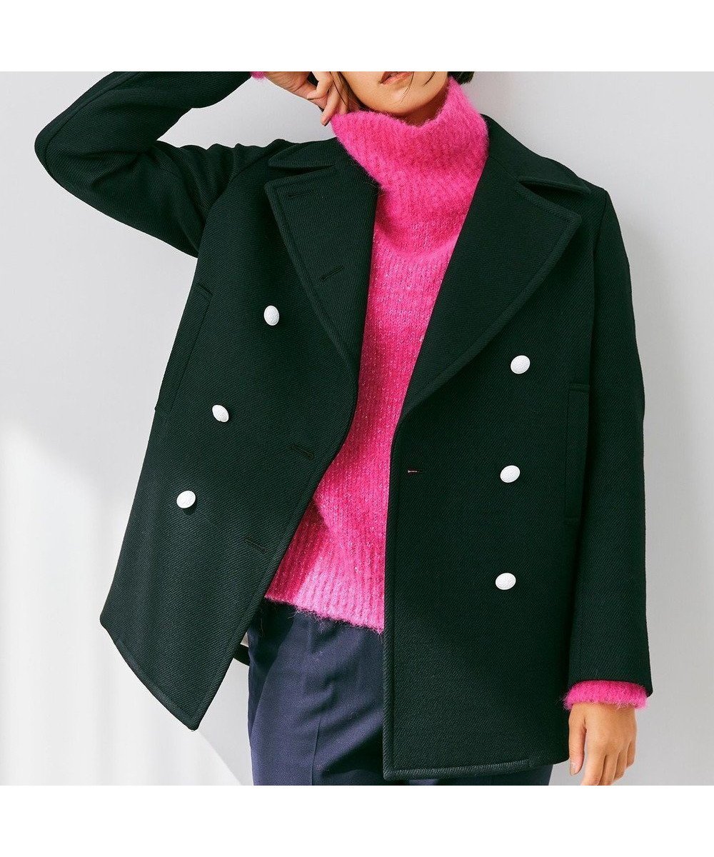 【ベイジ,/BEIGE,】のTOURNELLES / Pコート インテリア・キッズ・メンズ・レディースファッション・服の通販 founy(ファニー) 　ファッション　Fashion　レディースファッション　Fashion for Women　アウター　Coat / Outerwear Collection　コート・ロングコート・ピーコート　Long Coats, Peacoats & More　レディースジャケット・軽アウター　Jackets　Pコート　Pea Coats　ジャケット　Jacket, Outerwear　バランス　Balance, Style Balance　フォルム　Silhouette, Form　A/W・秋冬　Autumn/Winter　Black|ID: prp329100004719471 ipo3291000000034103784