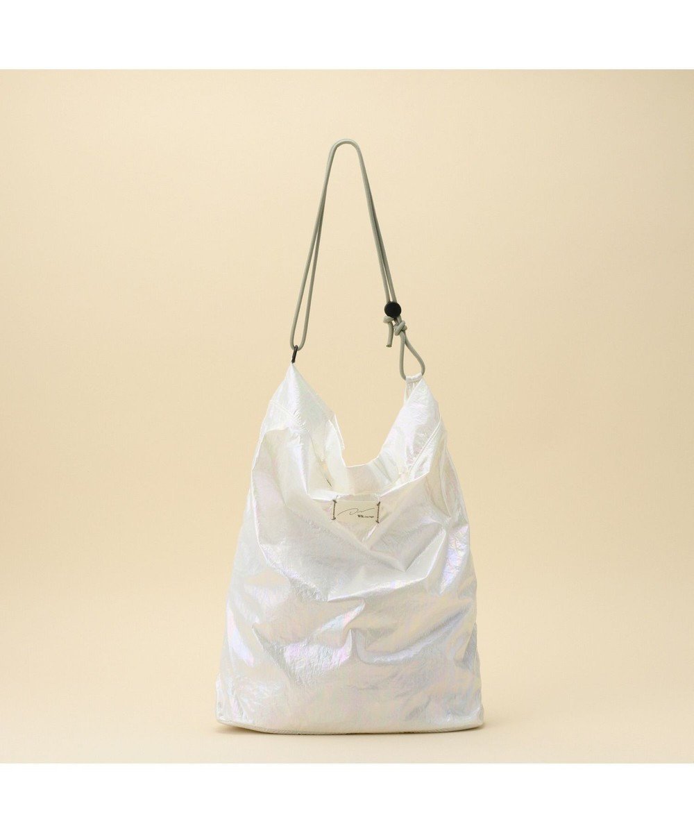 【エースバッグズアンドラゲッジ/ACE BAGS & LUGGAGE】のW .Day Night メル ポケッタブルバッグ Mサイズ 11782 ダブルアンドデイナイト 人気、トレンドファッション・服の通販 founy(ファニー) 　ファッション　Fashion　レディースファッション　Fashion for Women　バッグ　Bags　カラフル　Colorful Design　ショルダー　Shoulder, Shoulder Strap　シルバー　Silver, Metallic Silver　ポケット　Pocket, Pocket Detail　メッシュ　Mesh, Net Fabric　ワッシャー　Washer, Crinkled Finish　おすすめ　Recommended / Our Picks　 other-1|ID: prp329100004719474 ipo3291000000034256551