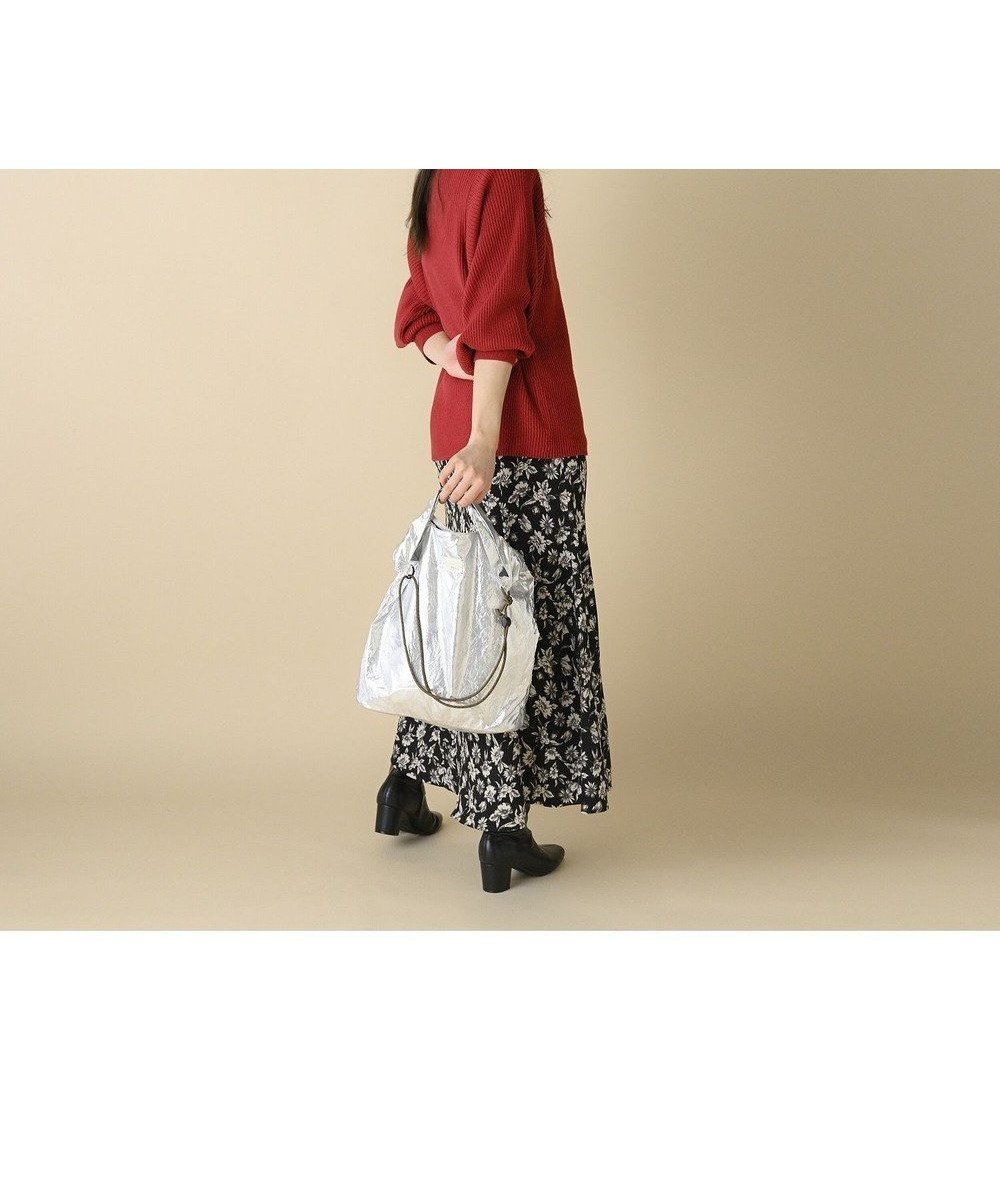 【エースバッグズアンドラゲッジ/ACE BAGS & LUGGAGE】のW .Day Night メル ポケッタブルバッグ Mサイズ 11782 ダブルアンドデイナイト インテリア・キッズ・メンズ・レディースファッション・服の通販 founy(ファニー) 　ファッション　Fashion　レディースファッション　Fashion for Women　バッグ　Bags　カラフル　Colorful Design　ショルダー　Shoulder, Shoulder Strap　シルバー　Silver, Metallic Silver　ポケット　Pocket, Pocket Detail　メッシュ　Mesh, Net Fabric　ワッシャー　Washer, Crinkled Finish　おすすめ　Recommended / Our Picks　シルバー|ID: prp329100004719474 ipo3291000000034256555