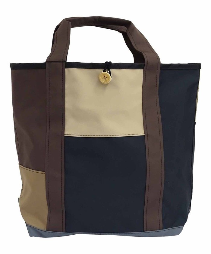 【プラスリング/+RING】の【大容量】傘生地を使用した撥水トートバッグ L 茶 SR113 インテリア・キッズ・メンズ・レディースファッション・服の通販 founy(ファニー) https://founy.com/ ファッション Fashion レディースファッション Fashion for Women バッグ Bags レイングッズ・傘・晴雨兼用傘 Umbrellas & Rain Gear ポケット Pocket, Pocket Detail 傘 Umbrella, Parasol 軽量 Lightweight, Ultra Light |ID: prp329100004719489 ipo3291000000034266923