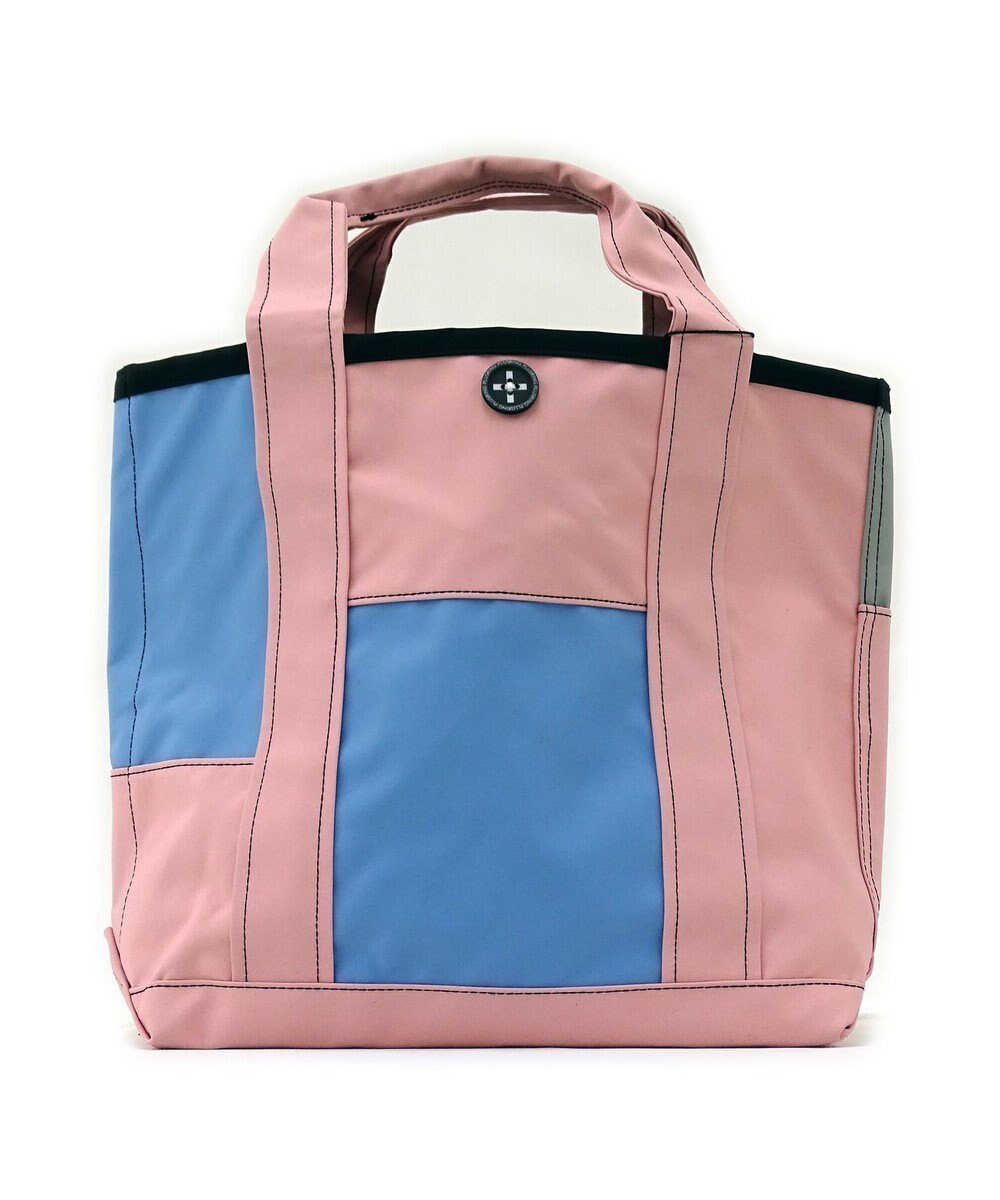 【プラスリング/+RING】の傘生地を使用した撥水トートバッグM ピンク SR87 インテリア・キッズ・メンズ・レディースファッション・服の通販 founy(ファニー) 　ファッション　Fashion　レディースファッション　Fashion for Women　バッグ　Bags　レイングッズ・傘・晴雨兼用傘　Umbrellas & Rain Gear　ボンディング　Bonding, Bonded Fabric　ポケット　Pocket, Pocket Detail　傘　Umbrella, Parasol　雑誌　Magazine, Fashion Magazine　ピンク|ID: prp329100004719493 ipo3291000000034265348