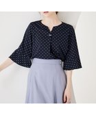 【エニィ スィス/any SiS】の【接触冷感・吸水速乾・UVケア】エアリードレープスムース 七分袖 ブラウス 人気、トレンドファッション・服の通販 founy(ファニー) ファッション Fashion レディースファッション Fashion for Women トップス・カットソー Cut & Sew Tops シャツ・ブラウス・オフィスカジュアル Elegant Blouses & Button-Ups 春 Spring 吸水 Absorbent, Quick-Dry スリット Slit, Slit Detail スリーブ Sleeve, Long Sleeve / Short Sleeve デコルテ Décolleté, Neckline パール Pearl, Pearl Accent フレア Flare, Flared モチーフ Motif, Design Theme 楽ちん Easy Fit, Comfortable S/S・春夏 SS, Spring/Summer, Warm Season 夏 Summer エレガント 上品 Elegant ビジネス 仕事 通勤 Business / Work / Commuting thumbnail ネイビー系|ID: prp329100004719504 ipo3291000000034103904