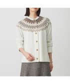 【ジェイ プレス/J.PRESS】のFAIR ISLE ニット カーディガン オフ系|ID: prp329100004719510 ipo3291000000034103931