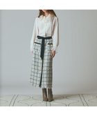 【グレース コンチネンタル/GRACE CONTINENTAL】のトリミングツイードスカート ホワイト|ID: prp329100004719514 ipo3291000000034103945