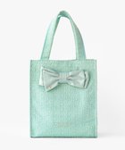 【トッカ/TOCCA】の【11/25(火)までの受注生産】【A4サイズ対応】COLOR OF GLORY CUSTOMIZED BAG カスタマイズ トートバッグ グリーンツイード×大リボン|ID:prp329100004719519