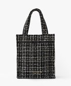 【トッカ/TOCCA】の【11/25(火)までの受注生産】【A4サイズ対応】COLOR OF GLORY CUSTOMIZED BAG カスタマイズ トートバッグ ブラックツイード×細リボン|ID:prp329100004719519