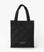 【トッカ/TOCCA】の【11/25(火)までの受注生産】【A4サイズ対応】COLOR OF GLORY CUSTOMIZED BAG カスタマイズ トートバッグ ブラックキルト×細リボン|ID:prp329100004719519