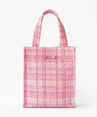 【トッカ/TOCCA】の【11/25(火)までの受注生産】【A4サイズ対応】COLOR OF GLORY CUSTOMIZED BAG カスタマイズ トートバッグ ピンクツイード×細リボン|ID:prp329100004719519
