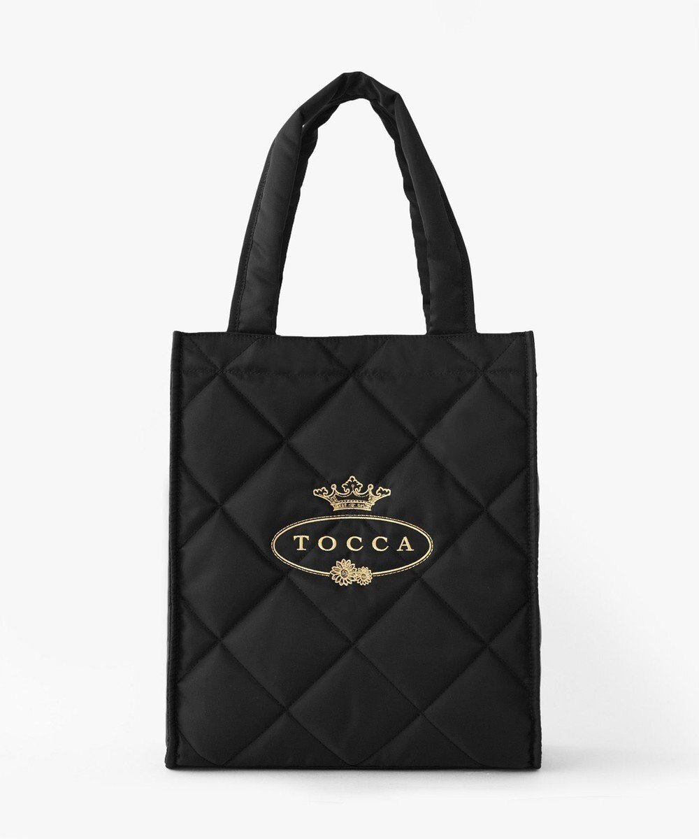 【トッカ/TOCCA】の【11/25(火)までの受注生産】【A4サイズ対応】COLOR OF GLORY CUSTOMIZED BAG カスタマイズ トートバッグ インテリア・キッズ・メンズ・レディースファッション・服の通販 founy(ファニー) 　ファッション　Fashion　レディースファッション　Fashion for Women　バッグ　Bags　エレガント 上品　Elegant　カラフル　Colorful Design　キルト　Quilt, Quilted Fabric　クラシカル　Classical, Vintage-Inspired　スペシャル　Special, Limited Edition　財布　Wallet, Purse　ツイード　Twill, Twill Weave　テクスチャー　Texture, Textured Fabric　トリミング　Trimming, Decorative Edge　フォルム　Silhouette, Form　フロント　Front, Front Design　ポケット　Pocket, Pocket Detail　リボン　Ribbon, Bow　リュクス　Luxury, Elegant, High-End, Chic　ロマンティック　Romantic, Feminine Style　新作・新入荷　New Arrivals / New In　おすすめ　Recommended / Our Picks　ビジネス 仕事 通勤　Business / Work / Commuting　2026年　2026　ブラックキルト×ホールマーク|ID: prp329100004719519 ipo3291000000034103970