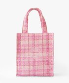 【トッカ/TOCCA】の【11/25(火)までの受注生産】【A4サイズ対応】COLOR OF GLORY CUSTOMIZED BAG カスタマイズ トートバッグ ピンクツイード×ホールマーク|ID:prp329100004719519