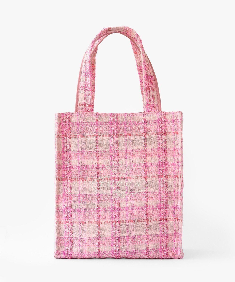 【トッカ/TOCCA】の【11/25(火)までの受注生産】【A4サイズ対応】COLOR OF GLORY CUSTOMIZED BAG カスタマイズ トートバッグ インテリア・キッズ・メンズ・レディースファッション・服の通販 founy(ファニー) 　ファッション　Fashion　レディースファッション　Fashion for Women　バッグ　Bags　エレガント 上品　Elegant　カラフル　Colorful Design　キルト　Quilt, Quilted Fabric　クラシカル　Classical, Vintage-Inspired　スペシャル　Special, Limited Edition　財布　Wallet, Purse　ツイード　Twill, Twill Weave　テクスチャー　Texture, Textured Fabric　トリミング　Trimming, Decorative Edge　フォルム　Silhouette, Form　フロント　Front, Front Design　ポケット　Pocket, Pocket Detail　リボン　Ribbon, Bow　リュクス　Luxury, Elegant, High-End, Chic　ロマンティック　Romantic, Feminine Style　新作・新入荷　New Arrivals / New In　おすすめ　Recommended / Our Picks　ビジネス 仕事 通勤　Business / Work / Commuting　2026年　2026　ピンクツイード×ホールマーク|ID: prp329100004719519 ipo3291000000034103971