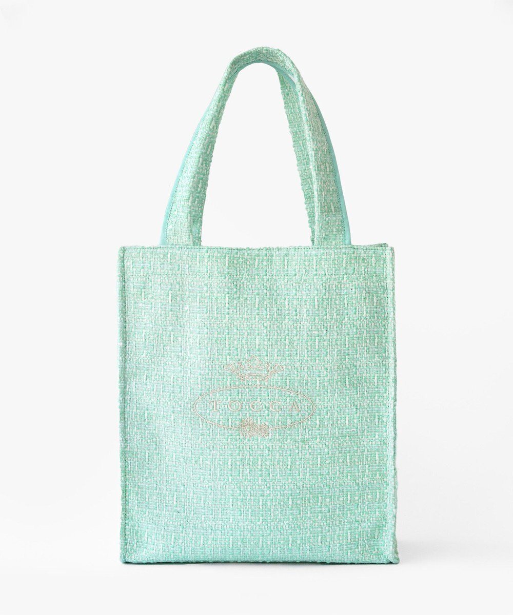 【トッカ/TOCCA】の【11/25(火)までの受注生産】【A4サイズ対応】COLOR OF GLORY CUSTOMIZED BAG カスタマイズ トートバッグ インテリア・キッズ・メンズ・レディースファッション・服の通販 founy(ファニー) 　ファッション　Fashion　レディースファッション　Fashion for Women　バッグ　Bags　エレガント 上品　Elegant　カラフル　Colorful Design　キルト　Quilt, Quilted Fabric　クラシカル　Classical, Vintage-Inspired　スペシャル　Special, Limited Edition　財布　Wallet, Purse　ツイード　Twill, Twill Weave　テクスチャー　Texture, Textured Fabric　トリミング　Trimming, Decorative Edge　フォルム　Silhouette, Form　フロント　Front, Front Design　ポケット　Pocket, Pocket Detail　リボン　Ribbon, Bow　リュクス　Luxury, Elegant, High-End, Chic　ロマンティック　Romantic, Feminine Style　新作・新入荷　New Arrivals / New In　おすすめ　Recommended / Our Picks　ビジネス 仕事 通勤　Business / Work / Commuting　2026年　2026　グリーンツイード×ホールマーク|ID: prp329100004719519 ipo3291000000034103972
