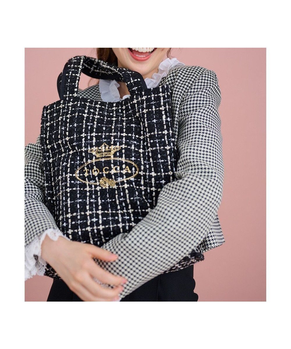 【トッカ/TOCCA】の【百田夏菜子さん着用】【11/25(火)までの受注生産】【A4サイズ対応】COLOR OF GLORY CUSTOMIZED BAG カスタマイズ トートバッグ インテリア・キッズ・メンズ・レディースファッション・服の通販 founy(ファニー) ファッション Fashion レディースファッション Fashion for Women バッグ Bags エレガント 上品 Elegant カラフル Colorful Design キルト Quilt, Quilted Fabric クラシカル Classical, Vintage-Inspired スペシャル Special, Limited Edition 財布 Wallet, Purse ツイード Twill, Twill Weave テクスチャー Texture, Textured Fabric トリミング Trimming, Decorative Edge フォルム Silhouette, Form フロント Front, Front Design ポケット Pocket, Pocket Detail リボン Ribbon, Bow リュクス Luxury, Elegant, High-End, Chic ロマンティック Romantic, Feminine Style おすすめ Recommended / Our Picks 夏 Summer ビジネス 仕事 通勤 Business / Work / Commuting 2026年 2026 ブラックツイード×ホールマーク|ID: prp329100004719519 ipo3291000000034180343