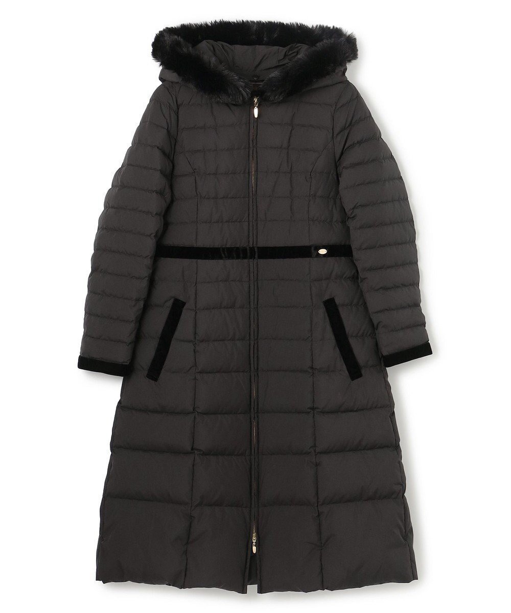 【トッカ/TOCCA】の【洗える・消臭】HEART SHOT ロングダウンコート インテリア・キッズ・メンズ・レディースファッション・服の通販 founy(ファニー) 　ファッション　Fashion　レディースファッション　Fashion for Women　アウター　Coat / Outerwear Collection　コート・ロングコート・ピーコート　Long Coats, Peacoats & More　レディースジャケット・軽アウター　Jackets　ダウンジャケット・軽量ダウン　Warm & Lightweight Down Jackets　エレガント 上品　Elegant　洗える　Machine Washable　クラシカル　Classical, Vintage-Inspired　軽量　Lightweight, Ultra Light　ジャケット　Jacket, Outerwear　ダウン　Down, Puffer　定番　Standard, Basic Item　人気　Popular, Best Seller　フェイクファー　Faux Fur, Imitation Fur　フェミニン　Feminine, Girly　フォルム　Silhouette, Form　フォーマル　Formal, Dressy　ベルベット　Velvet, Velvety　防寒　Cold Protection, Winter-Ready　メタル　Metal, Metal Parts　A/W・秋冬　Autumn/Winter　冬　Winter / This Winter　新作・新入荷　New Arrivals / New In　おすすめ　Recommended / Our Picks　ビジネス 仕事 通勤　Business / Work / Commuting　2025年　2025　2025-2026秋冬・A/W　Autumn/Winter 2025–26 AW25–26　ブラック系|ID: prp329100004719521 ipo3291000000034103977