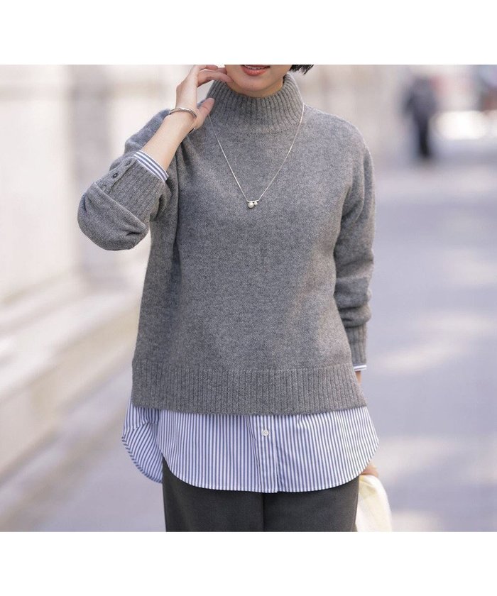 【ジェイ プレス/J.PRESS】の【WEB限定】YAK BLEND ハイネック ニット インテリア・キッズ・メンズ・レディースファッション・服の通販 founy(ファニー) https://founy.com/ ファッション Fashion レディースファッション Fashion for Women トップス・カットソー Cut & Sew Tops ニット Knit Tops & Sweaters コンパクト Compact, Small Size セーター Sweater, Knitwear ハイネック High Neck, Mock Neck ベーシック Basic, Essential 冬 Winter / This Winter A/W・秋冬 Autumn/Winter 防寒 Cold Protection, Winter-Ready |ID: prp329100004719528 ipo3291000000035536958