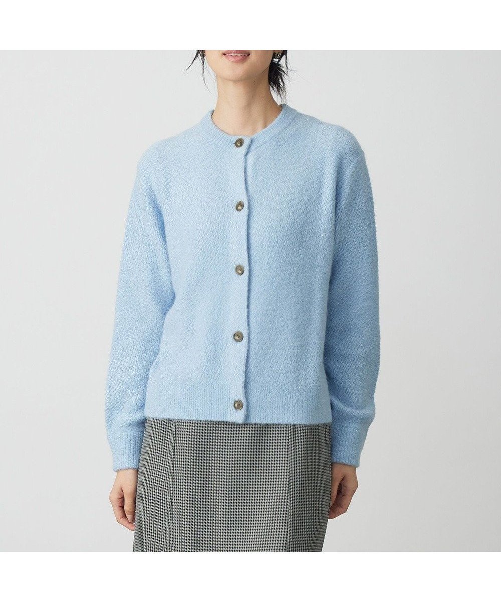 【ジェイ プレス/J.PRESS】の【WEB限定】SHINE ニット カーディガン インテリア・キッズ・メンズ・レディースファッション・服の通販 founy(ファニー) 　ファッション　Fashion　レディースファッション　Fashion for Women　トップス・カットソー　Cut & Sew Tops　ニット　Knit Tops & Sweaters　カーディガン・羽織り　Layered Style Cardigans　おすすめ　Recommended / Our Picks　エレガント 上品　Elegant　カーディガン　Cardigan, Knitwear　スパンコール　Sequins, Sequin Embellishment　A/W・秋冬　Autumn/Winter　【WEB限定】サックス系|ID: prp329100004719530 ipo3291000000034189724
