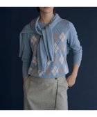 【ジェイ プレス/J.PRESS】のアーガイル ツイン ニット ソフトブルー系|ID: prp329100004719531 ipo3291000000034156659