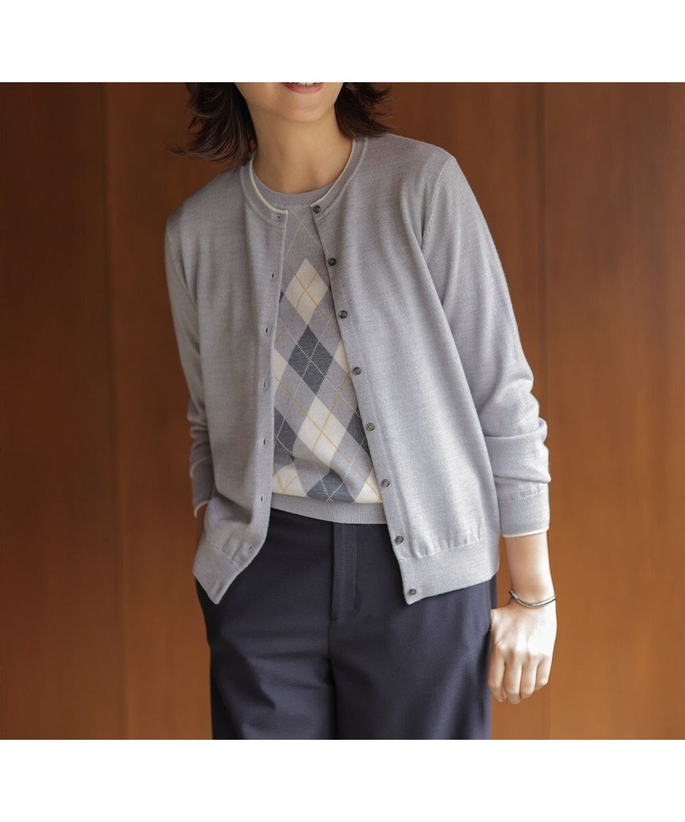 【ジェイ プレス/J.PRESS】のアーガイル ツイン ニット 人気、トレンドファッション・服の通販 founy(ファニー) 　ファッション　Fashion　レディースファッション　Fashion for Women　トップス・カットソー　Cut & Sew Tops　ニット　Knit Tops & Sweaters　アンサンブルニット　Knit Ensembles & Twin Sets　アンサンブル　Ensemble Set　インナー　Innerwear　カーディガン　Cardigan, Knitwear　クラシカル　Classical, Vintage-Inspired　切替　Switching, Contrast Panel　定番　Standard, Basic Item　無地　Plain, Solid Color　A/W・秋冬　Autumn/Winter　エレガント 上品　Elegant　ビジネス 仕事 通勤　Business / Work / Commuting　 other-1|ID: prp329100004719531 ipo3291000000034675397