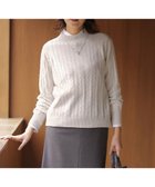 【ジェイ プレス/J.PRESS】のWOOL BLEND AIR ハイネック ニット 人気、トレンドファッション・服の通販 founy(ファニー) ファッション Fashion レディースファッション Fashion for Women トップス・カットソー Cut & Sew Tops ニット Knit Tops & Sweaters ジャケット Jacket, Outerwear ストレッチ Stretch, Stretchy Fabric セーター Sweater, Knitwear チェリー Cherry, Cherry Pattern ハイネック High Neck, Mock Neck A/W・秋冬 Autumn/Winter thumbnail グレー系|ID: prp329100004719532 ipo3291000000034686207