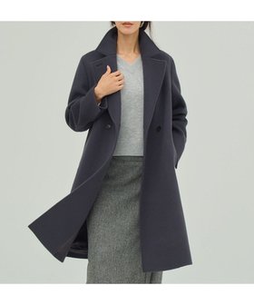 【ジェイ プレス/J.PRESS】のPureラムウール ダブル ロングコート 人気、トレンドファッション・服の通販 founy(ファニー) ファッション Fashion レディースファッション Fashion for Women アウター Coat / Outerwear Collection コート・ロングコート・ピーコート Long Coats, Peacoats & More レディースジャケット・軽アウター Jackets エレガント 上品 Elegant キュプラ Cupro, Eco Fabric シンプル Simple, Minimal ジャケット Jacket, Outerwear ダブル Double, Double-Breasted ロング Long, Long-Length A/W・秋冬 Autumn/Winter |ID:prp329100004719537
