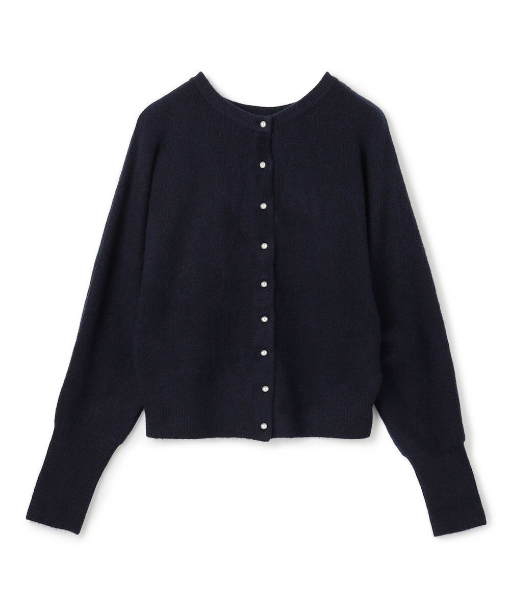 【アンフィーロ 自由区/UNFILO】の【前後着用 可能】ふわふわニット 2WAY パールボタンカーディガン インテリア・キッズ・メンズ・レディースファッション・服の通販 founy(ファニー) ファッション Fashion レディースファッション Fashion for Women トップス・カットソー Cut & Sew Tops ニット Knit Tops & Sweaters カーディガン・羽織り Layered Style Cardigans アンゴラ Angora Knitwear ウォッシャブル Machine Washable カーディガン Cardigan, Knitwear ストレッチ Stretch, Stretchy Fabric パール Pearl, Pearl Accent リラックス Relax, Relaxed Fit エレガント 上品 Elegant 抗菌 Antibacterial, Bacteria-Resistant A/W・秋冬 Autumn/Winter ダークネイビー|ID: prp329100004719545 ipo3291000000034389178