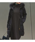 【23区/NIJYUSANKU】の【撥水加工】ブライトウール ロングダウンコート グレー系|ID:prp329100004719546