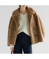 【23区/NIJYUSANKU】の【CanCam11月号掲載/先行予約】ECOPELテディボア ダブルフロント アウター 人気、トレンドファッション・服の通販 founy(ファニー) 雑誌掲載アイテム Magazine Picks & Fashion Features ファッション雑誌 Fashion Magazines キャンキャン CanCam ファッション Fashion レディースファッション Fashion for Women アウター Coat / Outerwear Collection レディースジャケット・軽アウター Jackets エレガント 上品 Elegant 11月号 November Issue ショート Short, Short Length ジャケット Jacket, Outerwear 雑誌 Magazine, Fashion Magazine ダブル Double, Double-Breasted フェイクファー Faux Fur, Imitation Fur フランス France, French フロント Front, Front Design リアル Real, Realistic リュクス Luxury, Elegant, High-End, Chic A/W・秋冬 Autumn/Winter 冬 Winter / This Winter 新作・新入荷 New Arrivals / New In おすすめ Recommended / Our Picks 2025年 2025 2025-2026秋冬・A/W Autumn/Winter 2025–26 AW25–26 |ID:prp329100004719548