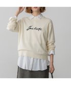 【23区/NIJYUSANKU】の【先行予約/洗える】インターシャ ロゴ ニット 人気、トレンドファッション・服の通販 founy(ファニー) ファッション Fashion レディースファッション Fashion for Women トップス・カットソー Cut & Sew Tops ニット Knit Tops & Sweaters インナー Innerwear 洗える Machine Washable ジャケット Jacket, Outerwear セーター Sweater, Knitwear デニム Denim, Jeans Material なめらか Smooth, Silky Texture 人気 Popular, Best Seller フィット Fit, Slim Fit ワイド Wide, Wide Fit A/W・秋冬 Autumn/Winter 冬 Winter / This Winter 新作・新入荷 New Arrivals / New In おすすめ Recommended / Our Picks エレガント 上品 Elegant 2025年 2025 2025-2026秋冬・A/W Autumn/Winter 2025–26 AW25–26 thumbnail アイボリー系|ID: prp329100004719550 ipo3291000000034104110