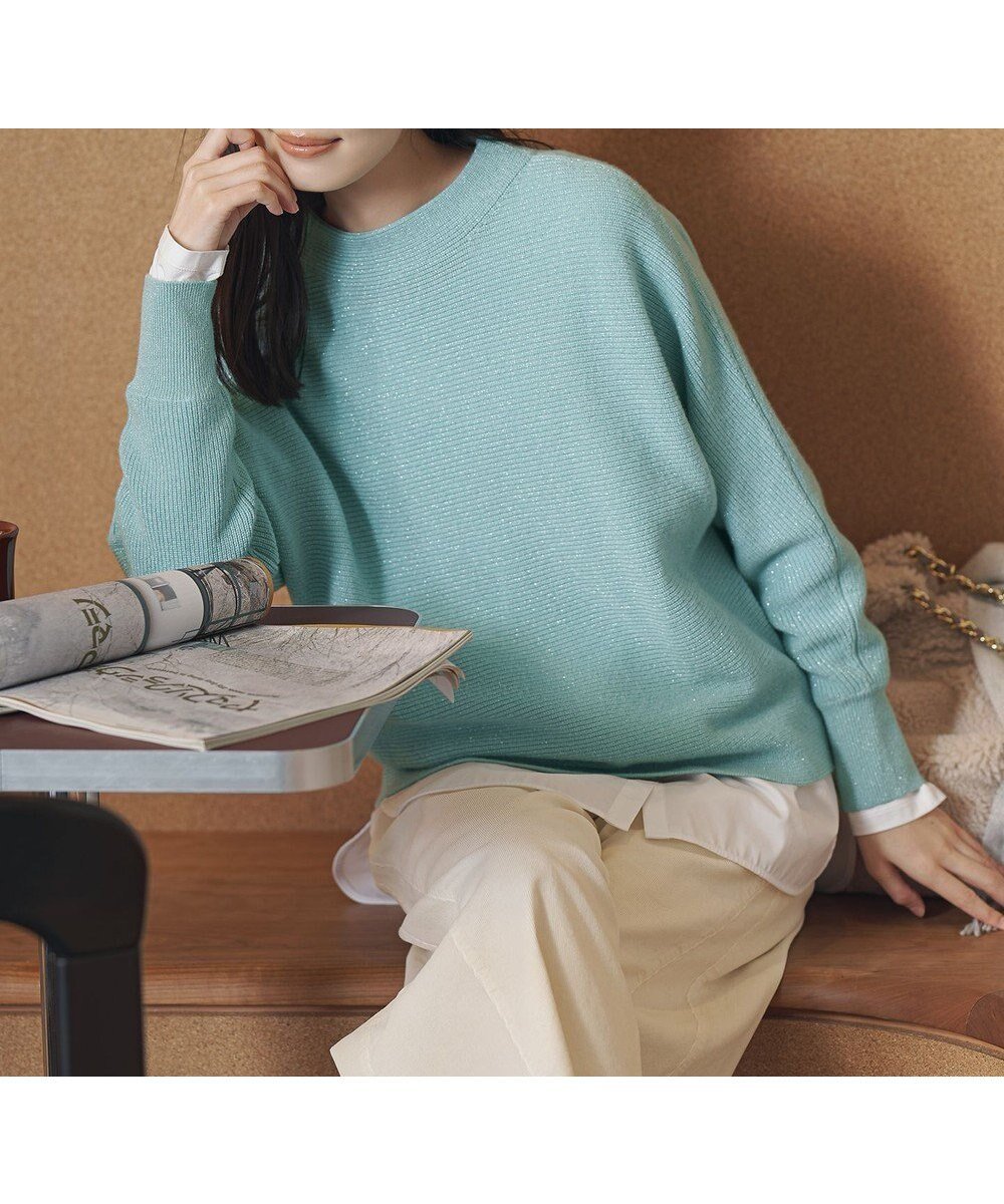 【23区/NIJYUSANKU】の【洗える】ウールカシミヤラメ ドルマンスリーブ ニット 人気、トレンドファッション・服の通販 founy(ファニー) ファッション Fashion レディースファッション Fashion for Women トップス・カットソー Cut & Sew Tops ニット Knit Tops & Sweaters 洗える Machine Washable 畦 Ribbed Knit シンプル Simple, Minimal セーター Sweater, Knitwear タイトスカート Pencil Skirt, Tight Skirt デニム Denim, Jeans Material なめらか Smooth, Silky Texture ハイネック High Neck, Mock Neck フレア Flare, Flared ミックス Mix, Mixed Style A/W・秋冬 Autumn/Winter 冬 Winter / This Winter エレガント 上品 Elegant 2025年 2025 2025-2026秋冬・A/W Autumn/Winter 2025–26 AW25–26 other-1|ID: prp329100004719552 ipo3291000000034485533