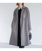 【23区/NIJYUSANKU】の【先行予約】COLOMBOカシミヤビーバー ダブルフロント チェスターコート グレー系|ID:prp329100004719558