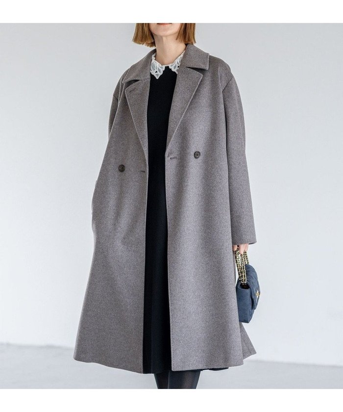 【23区/NIJYUSANKU】のCOLOMBOカシミヤビーバー ダブルフロント チェスターコート インテリア・キッズ・メンズ・レディースファッション・服の通販 founy(ファニー) https://founy.com/ ファッション Fashion レディースファッション Fashion for Women アウター Coat / Outerwear Collection コート・ロングコート・ピーコート Long Coats, Peacoats & More レディースジャケット・軽アウター Jackets チェスターコート・ロング丈アウター Chester Coats / Chesterfield Long Coats イタリア Italy エレガント 上品 Elegant シンプル Simple, Minimal ジャケット Jacket, Outerwear ダブル Double, Double-Breasted チェスターコート Chester Coat, Long Coat フロント Front, Front Design ラグジュアリー Luxury, Elegant A/W・秋冬 Autumn/Winter 冬 Winter / This Winter 2025年 2025 2025-2026秋冬・A/W Autumn/Winter 2025–26 AW25–26 |ID: prp329100004719558 ipo3291000000035828814