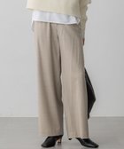 【23区/NIJYUSANKU】の【先行予約/洗える】ハイカウントフラノ ドロスト ワイド パンツ ベージュ系|ID: prp329100004719561 ipo3291000000034104169