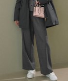 【23区/NIJYUSANKU】の【洗える】ハイカウントフラノ ドロスト ワイド パンツ ライトグレー系|ID: prp329100004719561 ipo3291000000034619944