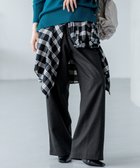 【23区/NIJYUSANKU】の【洗える】ハイカウントフラノ ドロスト ワイド パンツ グレー系|ID: prp329100004719561 ipo3291000000035630096