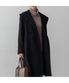 【23区/NIJYUSANKU】の【先行予約】ウールカシミヤビーバー フーデット コート ブラック系|ID:prp329100004719563
