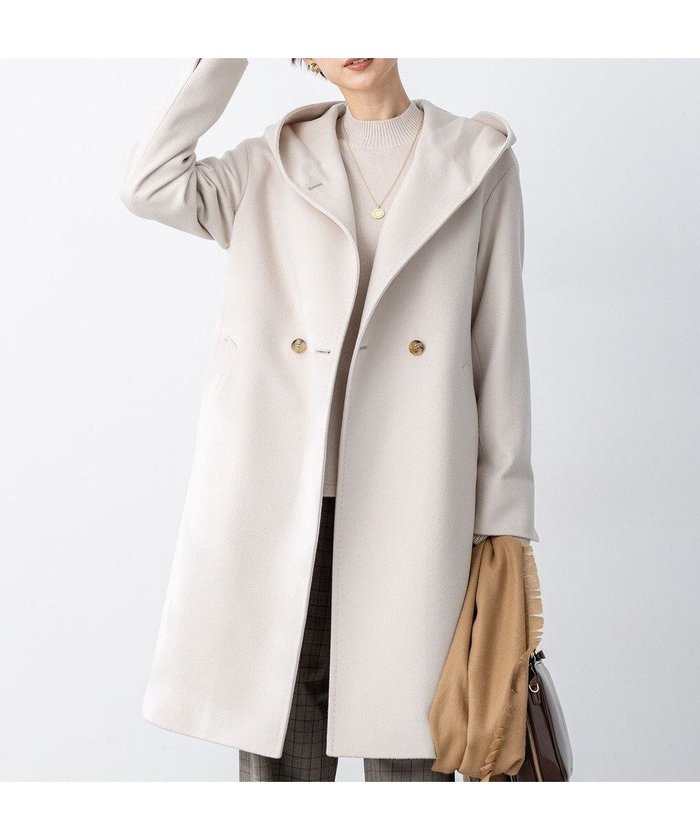 【23区/NIJYUSANKU】のウールカシミヤビーバー フーデット コート インテリア・キッズ・メンズ・レディースファッション・服の通販 founy(ファニー) https://founy.com/ ファッション Fashion レディースファッション Fashion for Women アウター Coat / Outerwear Collection コート・ロングコート・ピーコート Long Coats, Peacoats & More レディースジャケット・軽アウター Jackets ジャケット Jacket, Outerwear スタイリッシュ Stylish, Fashionable スタンド Stand Collar, Upright Stand チェスター Chester, Chester Coat なめらか Smooth, Silky Texture ボトム Bottoms, Lower Wear 防寒 Cold Protection, Winter-Ready A/W・秋冬 Autumn/Winter 冬 Winter / This Winter 2025年 2025 2025-2026秋冬・A/W Autumn/Winter 2025–26 AW25–26 |ID: prp329100004719563 ipo3291000000035511043