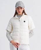 【23区 ゴルフ/NIJYUSANKU GOLF】の【WOMEN】半袖パディングブルゾン ホワイト系|ID: prp329100004719565 ipo3291000000035790708