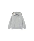 【ヘリーハンセン/HELLY HANSEN / KIDS】の【キッズ・ECO素材・記名ラベル付】ロゴフルジップスウェットフーディー グレー|ID: prp329100004719602 ipo3291000000034104356