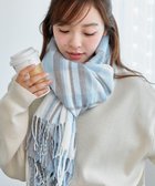 【ウィゴー/WEGO】の【マフラー】大判ストール サックス|ID: prp329100004719608 ipo3291000000034104375