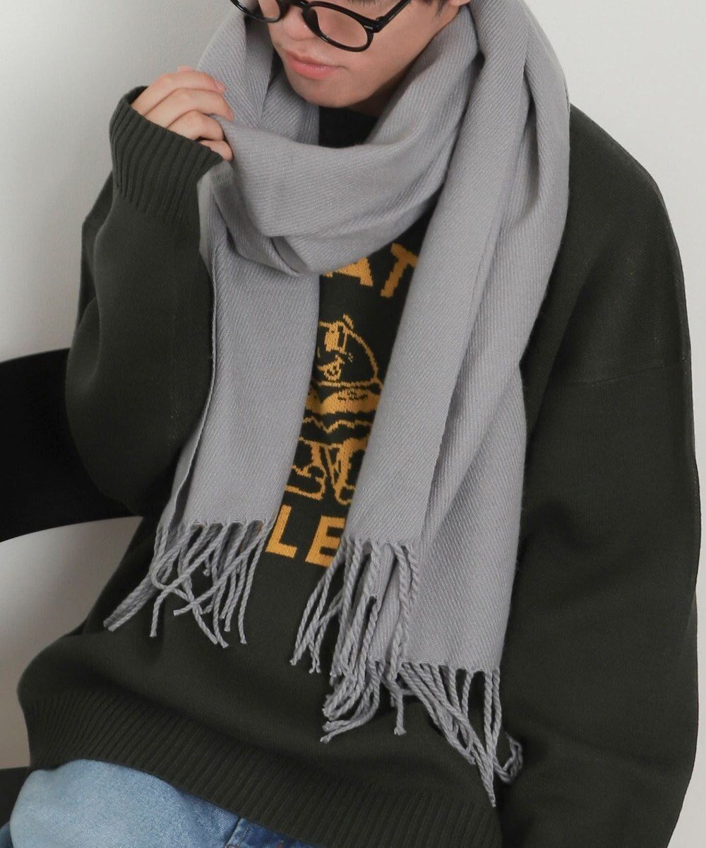 【ウィゴー/WEGO】の【マフラー】大判ストール インテリア・キッズ・メンズ・レディースファッション・服の通販 founy(ファニー) 　ファッション　Fashion　レディースファッション　Fashion for Women　ストール　Soft & Warm Scarves　マフラー・スヌード / 冬小物の定番　Scarves & Mufflers　ショール　Shawl, Wrap　シンプル　Simple, Minimal　ストール　Stole, Wrap　スマホ　Smartphone, Mobile Device　チェック　Check, Plaid, Tartan　ベーシック　Basic, Essential　マフラー　Scarf, Muffler　定番　Standard, Basic Item　A/W・秋冬　Autumn/Winter　グレー|ID: prp329100004719608 ipo3291000000034104386