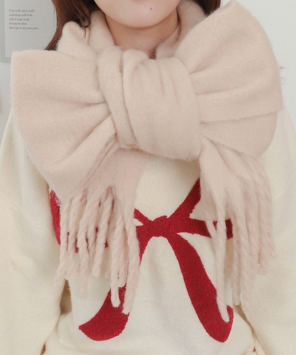 【ウィゴー/WEGO】の【マフラー/ユニセックス着用】ワイドフリンジストール インテリア・キッズ・メンズ・レディースファッション・服の通販 founy(ファニー) 　ファッション　Fashion　レディースファッション　Fashion for Women　ストール　Soft & Warm Scarves　マフラー・スヌード / 冬小物の定番　Scarves & Mufflers　シンプル　Simple, Minimal　スヌード　Snood, Infinity Scarf　スマホ　Smartphone, Mobile Device　チェック　Check, Plaid, Tartan　マフラー　Scarf, Muffler　ワンポイント　One Point, Statement Accent　A/W・秋冬　Autumn/Winter　防寒　Cold Protection, Winter-Ready　ライトピンク|ID: prp329100004719609 ipo3291000000034104399